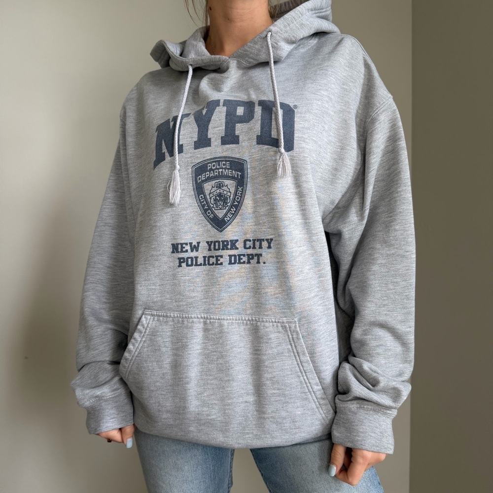 Gray NYPD Hoodie